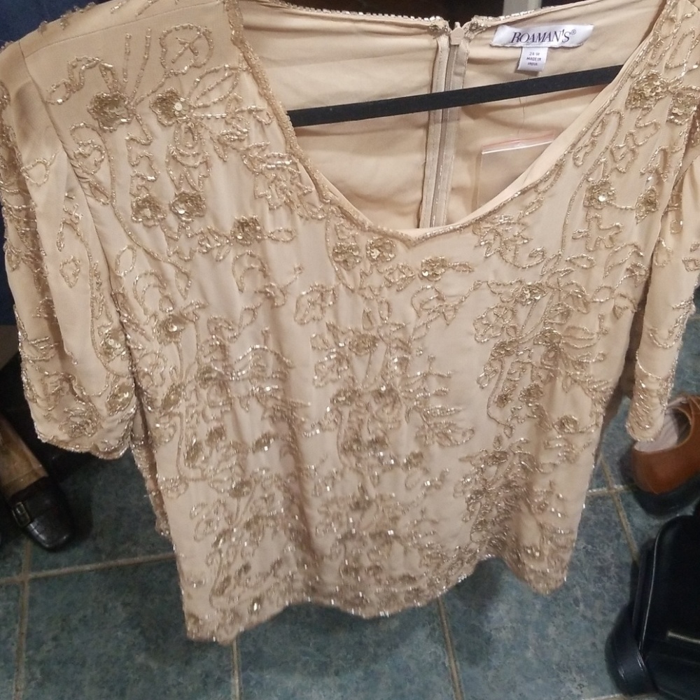Lovely sequined top/ worn once